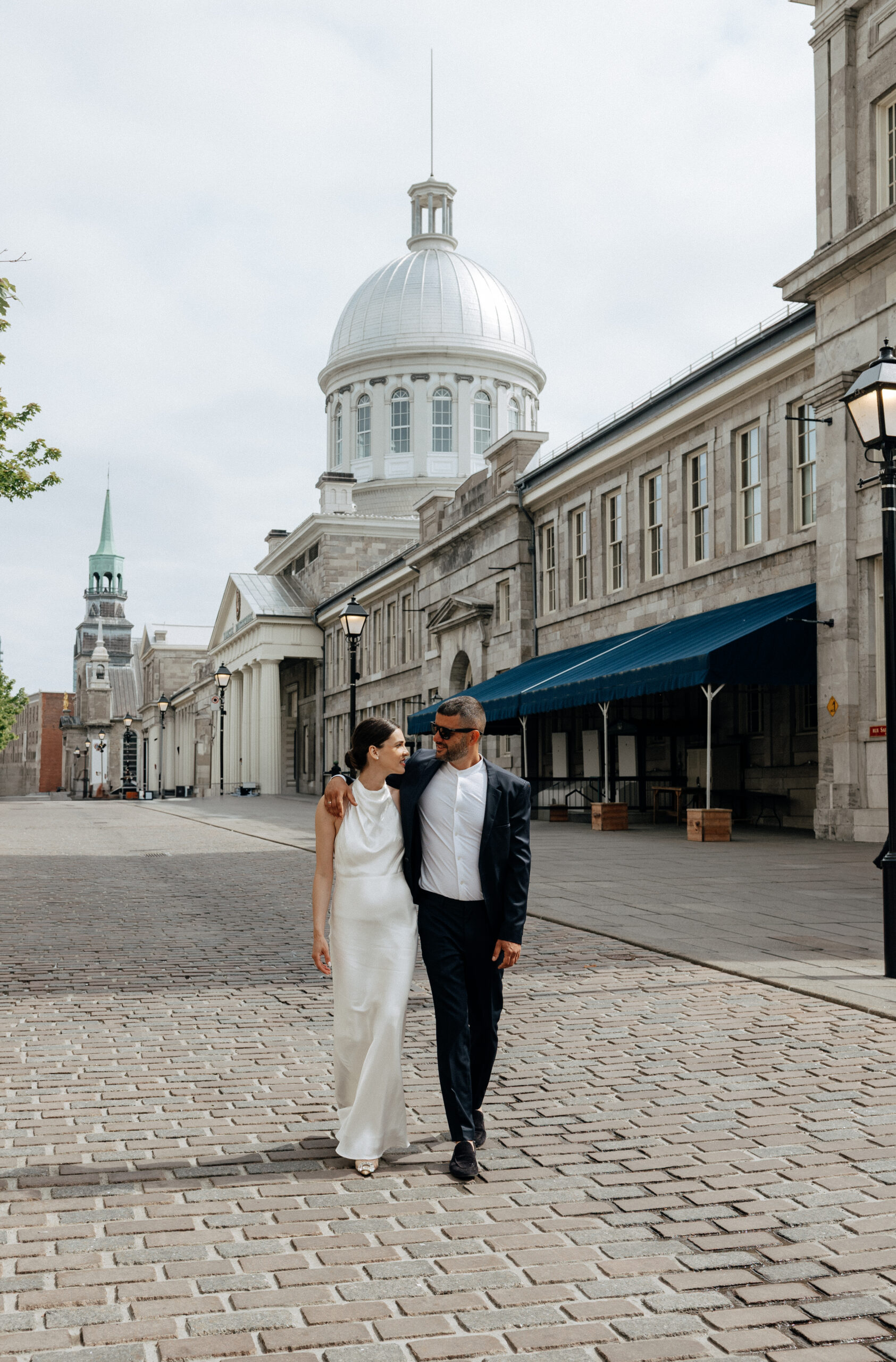 Morning couples photoshoot in Old Port Montreal